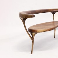 <a href="https://www.galeriegosserez.com/artistes/loellmann-valentin.html">Valentin Loellmann </a> - Brass - Corner bench